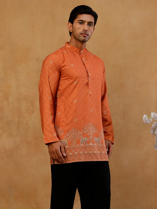 Premium Printed & Thread Work Kurta