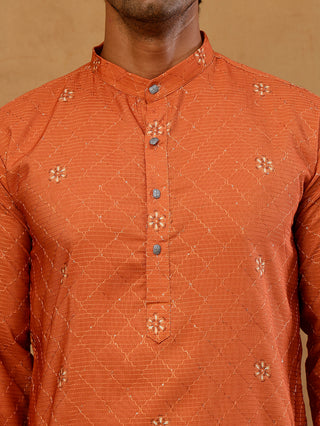 Premium Printed & Thread Work Kurta
