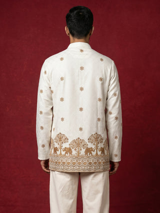 Premium Printed & Thread Work Kurta