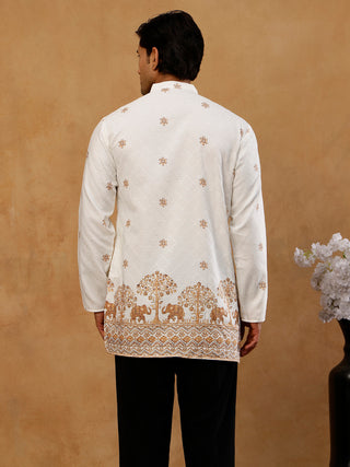 Premium Printed & Thread Work Kurta