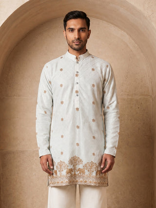 Premium Printed & Thread Work Kurta