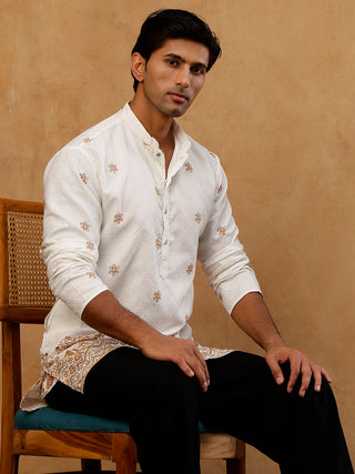 Premium Printed & Thread Work Kurta