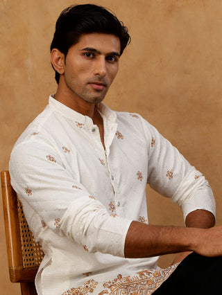 Premium Printed & Thread Work Kurta