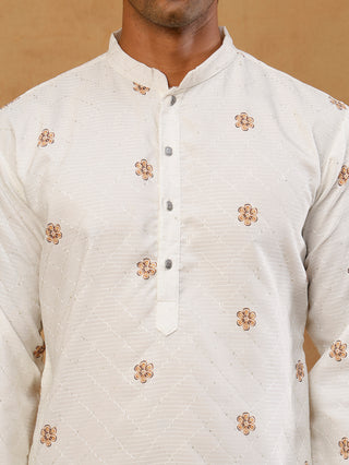 Premium Printed & Thread Work Kurta