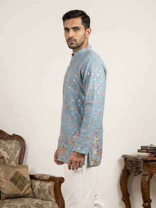 Men's Floral Printed & Thread Work Kurtas
