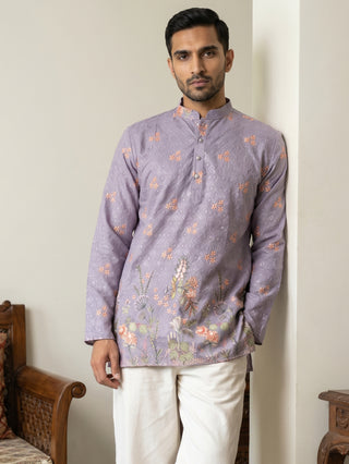 Men's Floral Printed & Thread Work Kurtas