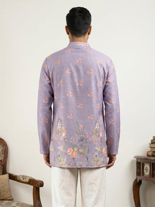 Men's Floral Printed & Thread Work Kurtas