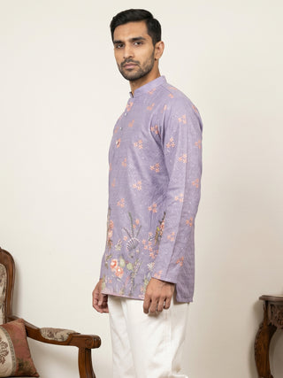 Men's Floral Printed & Thread Work Kurtas