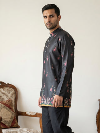 Men's Floral Printed Kurtas
