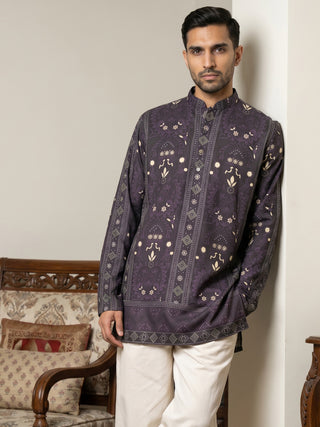 Cotton Blend Ethnic Printed Kurtas