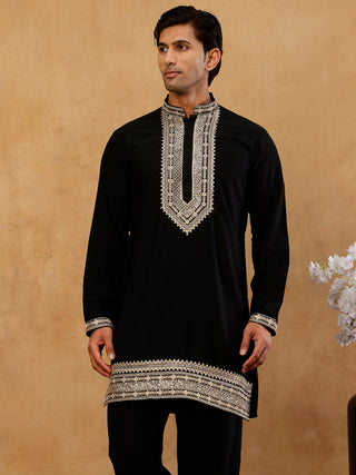 Japanese Fabric Embroidered Kurta for Men
