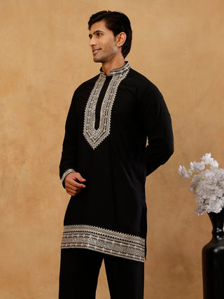 Japanese Fabric Embroidered Kurta for Men
