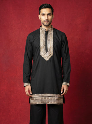 Japanese Fabric Embroidered Kurta for Men