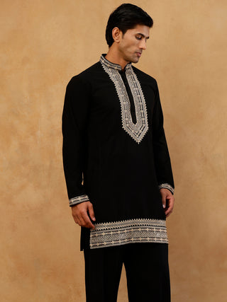 Japanese Fabric Embroidered Kurta for Men