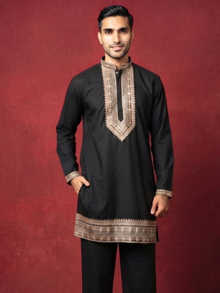 Japanese Fabric Embroidered Kurta for Men