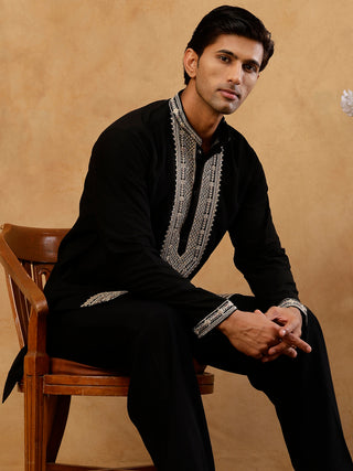 Japanese Fabric Embroidered Kurta for Men