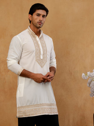 Japanese Fabric Embroidered Kurta for Men