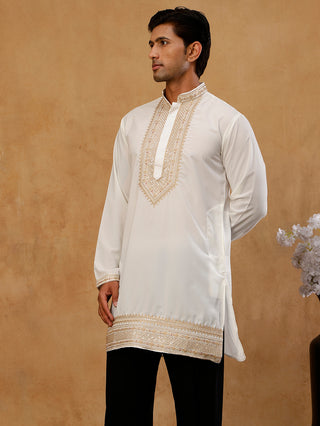 Japanese Fabric Embroidered Kurta for Men