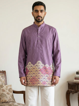 Men's Geometric Printed Kurta