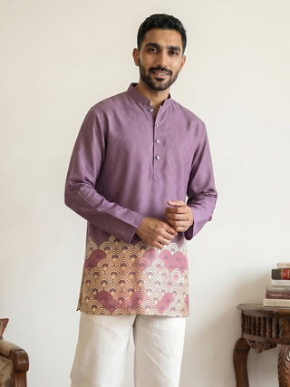 Men's Geometric Printed Kurta