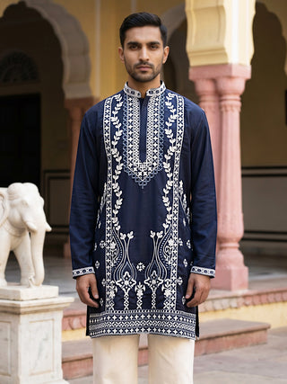 Ethnic Embroidered Japanese Fabric Kurta