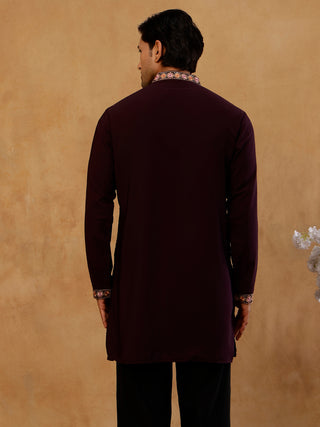 Japanese Fabric Floral Embroidered Kurta