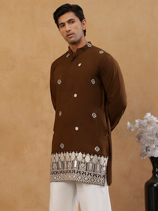Men's Japanese Fabric Embroidered Kurta