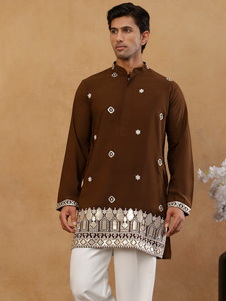 Men's Japanese Fabric Embroidered Kurta