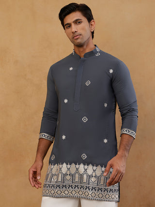 Men's Japanese Fabric Embroidered Kurta
