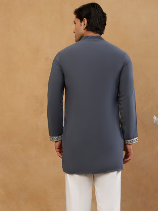 Men's Japanese Fabric Embroidered Kurta