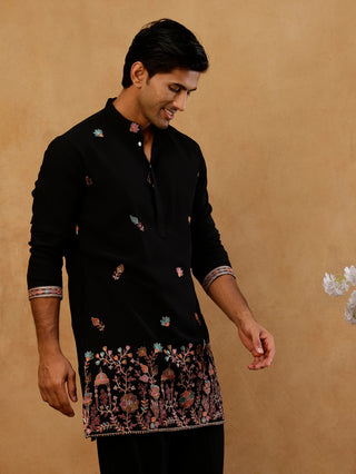 Japanese Fabric Embroidered Kurta