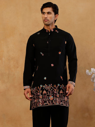 Japanese Fabric Embroidered Kurta