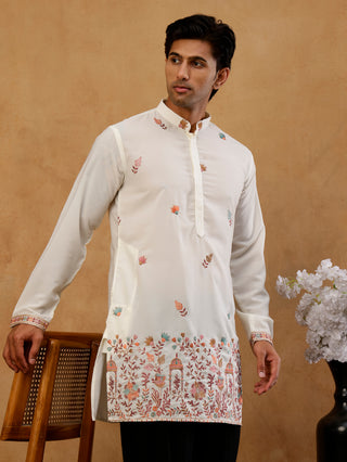 Japanese Fabric Embroidered Kurta