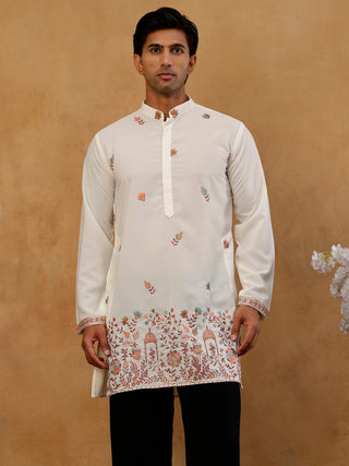 Japanese Fabric Embroidered Kurta