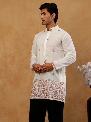 Japanese Fabric Embroidered Kurta