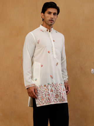 Japanese Fabric Embroidered Kurta