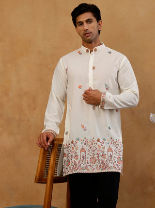 Japanese Fabric Embroidered Kurta