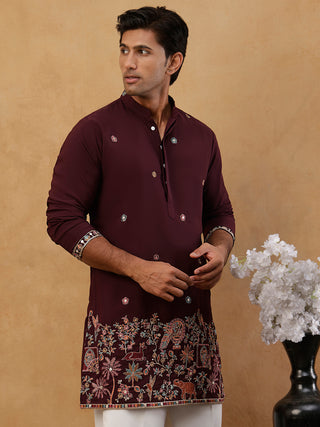 Japanese Fabric Embroidered Kurta
