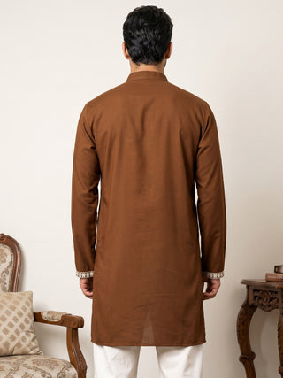 Ethnic Japanese Fabric Embroidered Kurta