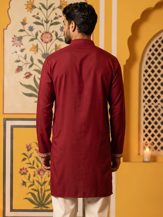 Ethnic Japanese Fabric Embroidered Kurta