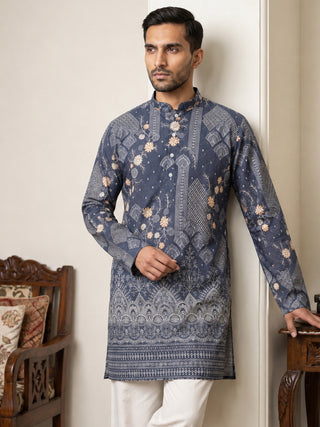 Traditional Cotton Blend Printed Kurta