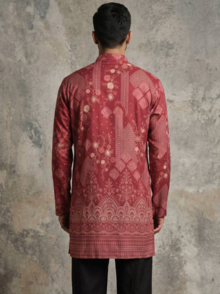 Traditional Cotton Blend Printed Kurta