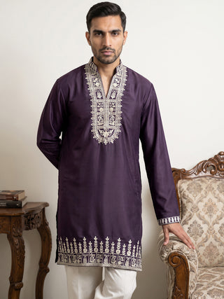 Japanese Fabric Designer Embroidered Kurta