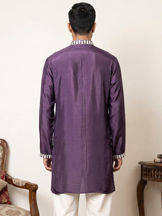 Japanese Fabric Designer Embroidered Kurta