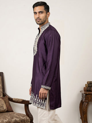 Japanese Fabric Designer Embroidered Kurta