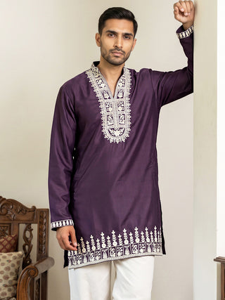 Japanese Fabric Designer Embroidered Kurta