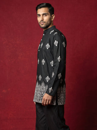 Cotton Blend Ethnic Printed Kurta