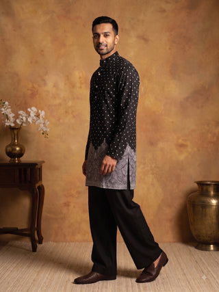 Printed Cotton Blend Kurta for Men