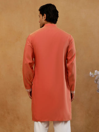 Floral Embroidered Kurta for Men