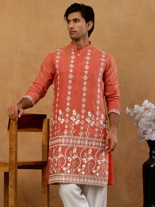 Floral Embroidered Kurta for Men